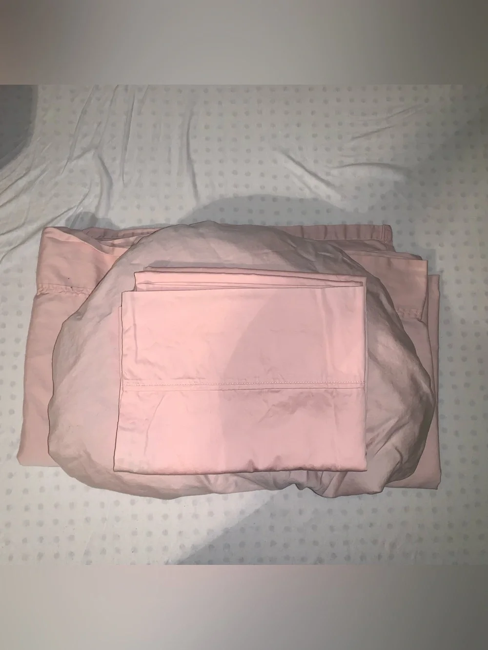 Magnolia Pale Pink Blush Organic Cotton Sheet